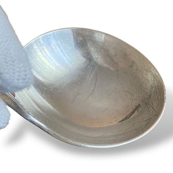 Reed & Barton Silverplate Tiger Lily 6.5” Gravy Sauce Ladle Silverware Antique - Picture 4 of 6